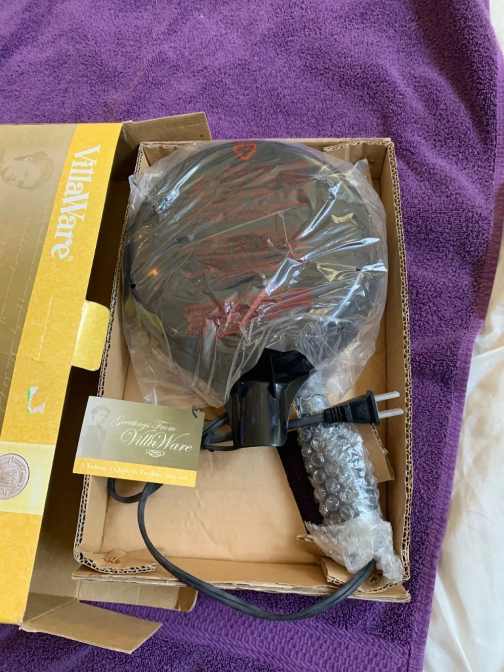 New in Box Villa Ware Crepe Maker